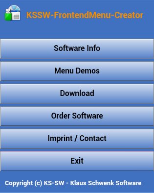 Screenshot of a menu on a Sony XPERIA Smart Phone (3" Display)